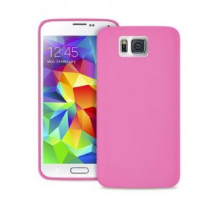 PURO Ultra Slim \\"0.3\\" Cover - Zestaw etui + folia na ekran Samsung Galaxy Alpha (różow