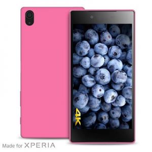 PURO Ultra Slim \\"0.3\\" Cover - Zestaw etui + folia na ekran Sony Xperia Z5 Premium (róż