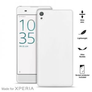 PURO Ultra Slim \\"0.3\\" Cover MFX - Zestaw etui + folia na ekran Sony Xperia XA (półprze