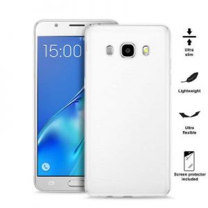 PURO Ultra Slim \\"0.3\\" Cover - Zestaw etui + folia na ekran Samsung Galaxy J5 2016 (pół
