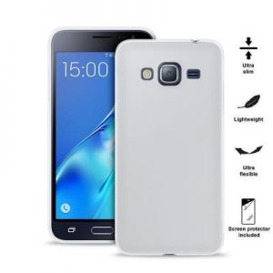 PURO Ultra Slim \\"0.3\\" Cover - Zestaw etui + folia na ekran Samsung Galaxy J3 (2016) (p