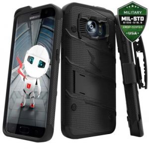 Zizo Bolt Cover - Pancerne etui Samsung Galaxy S7 edge (czarny)