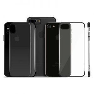 PURO Verge Crystal Cover - Etui iPhone 8 / iPhone 7 (czerwony)