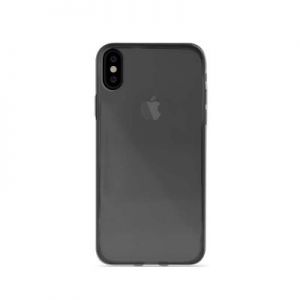 PURO 0.3 Nude - Etui iPhone X (czarny przezroczysty)